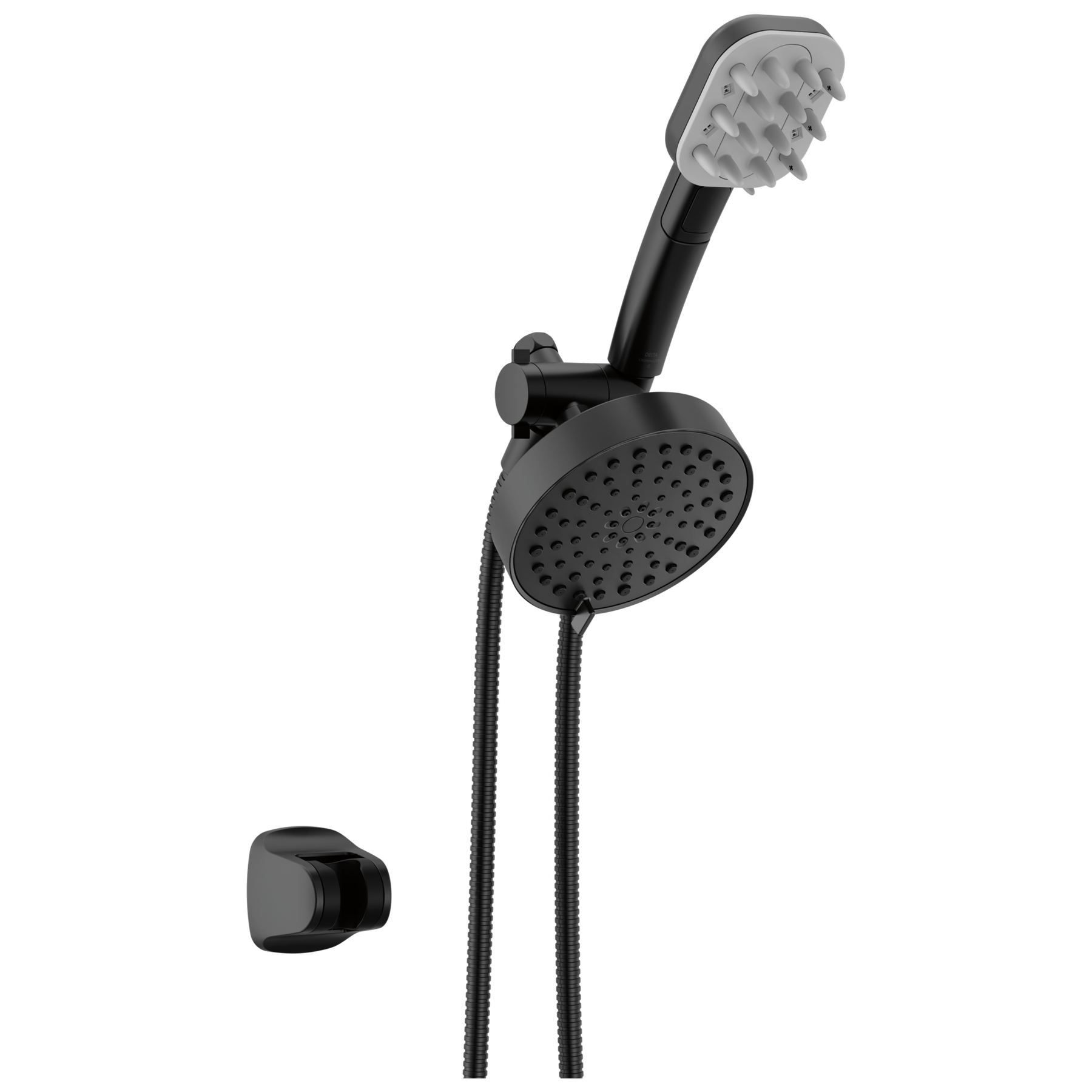 Detangling Hand Shower with 4-Setting Showerhead Bundle