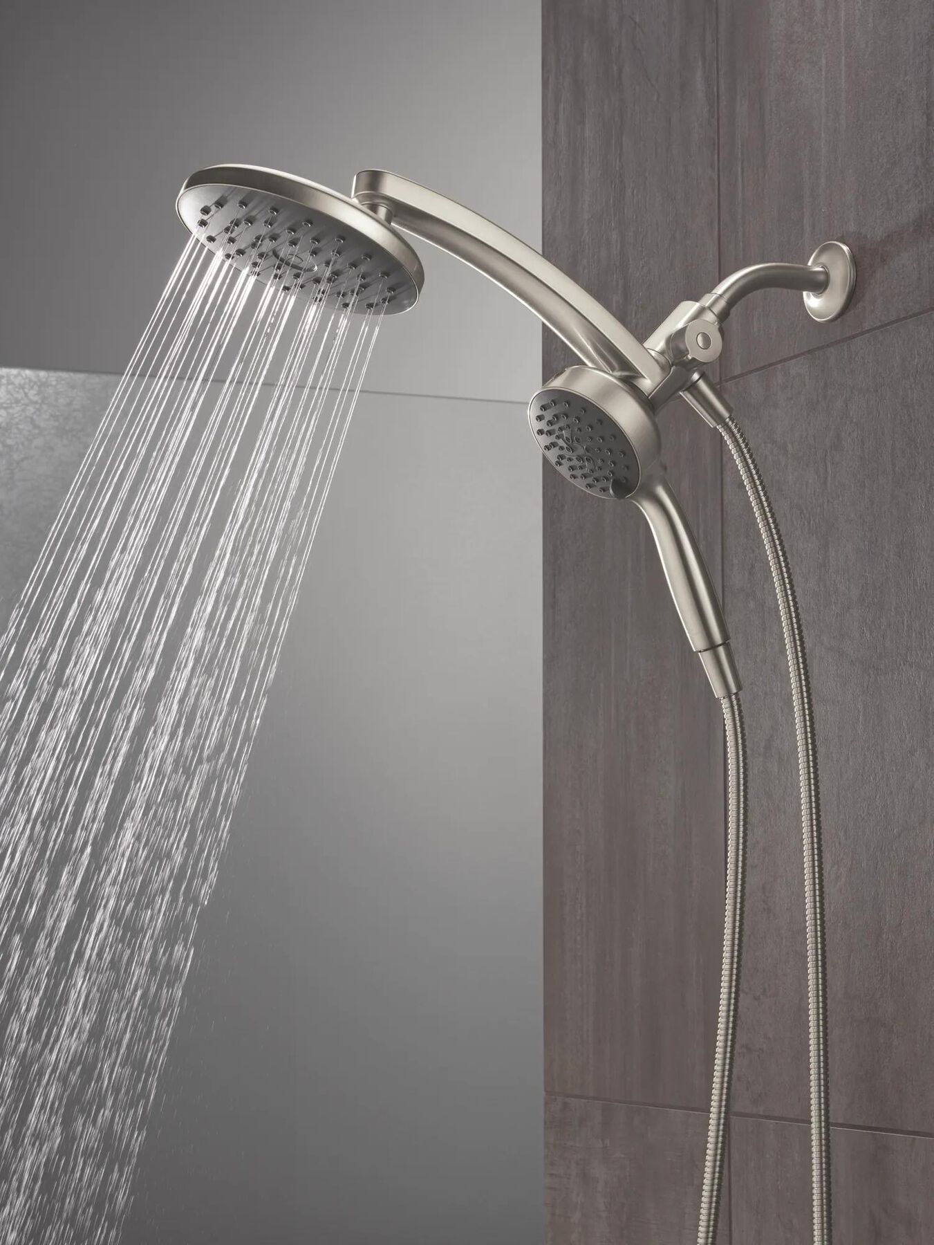 PivotPro&trade; 3-in-1 Combination Shower with TouchClean&reg; Spray Face