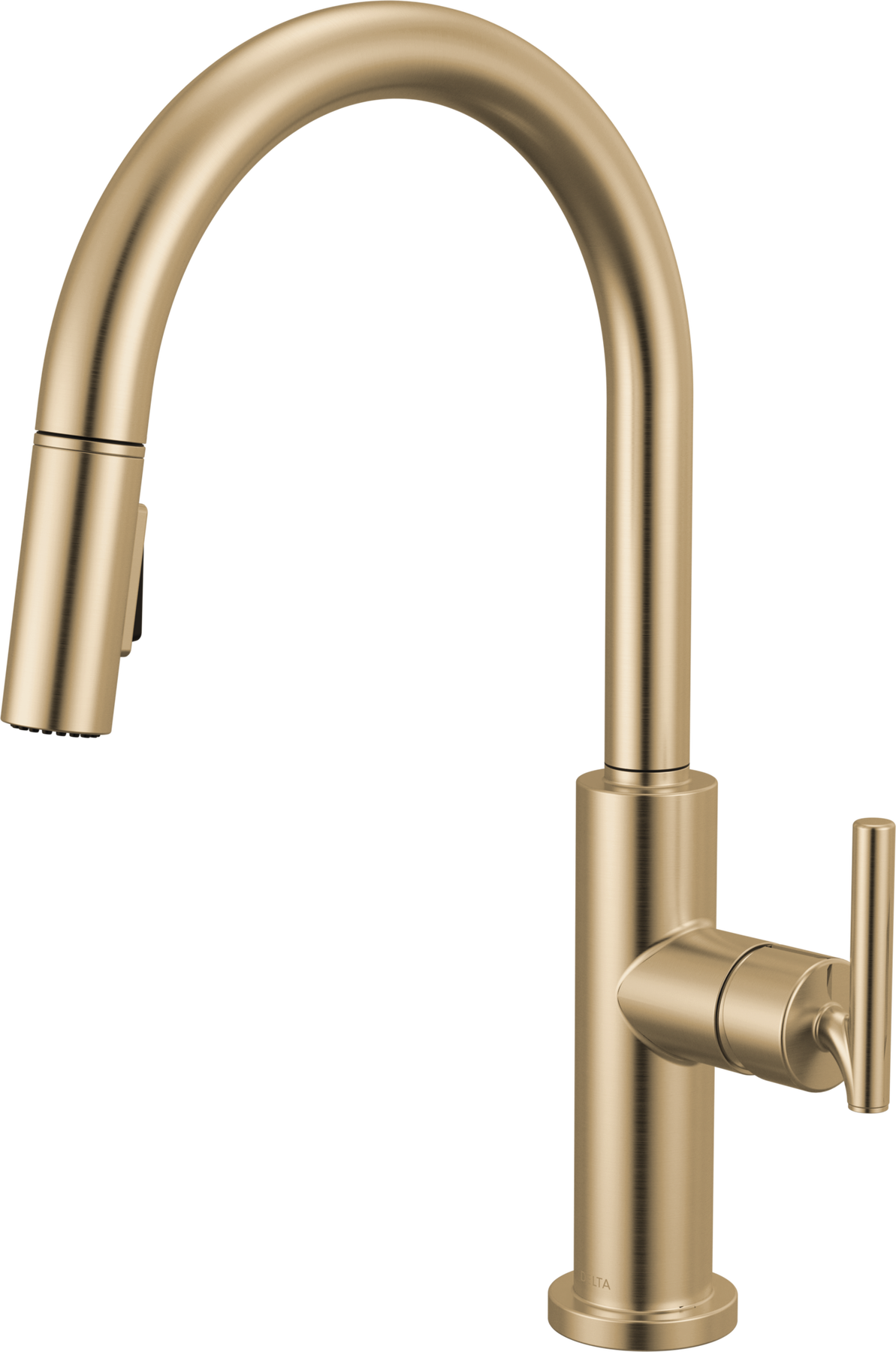 Single Handle Pull-Down Kitchen Faucet in Champagne Bronze 19731LF