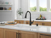 Single Handle Pull-Down Kitchen Faucet with Soap Dispenser and ShieldSpray&reg; Technology