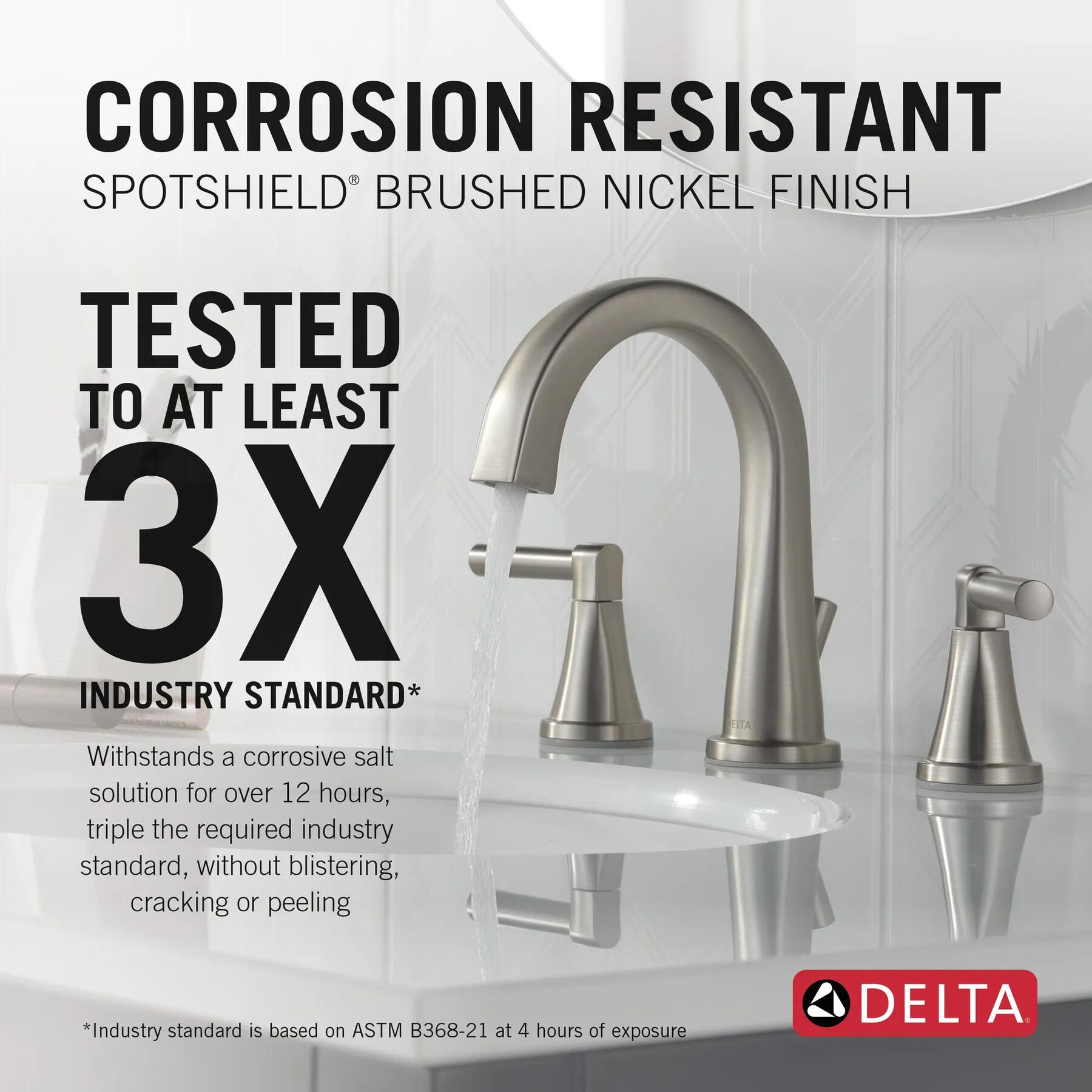 Two Handle Widespread Bathroom Faucet