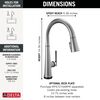 Touch<sub>2</sub>O&reg; Technology Kitchen Faucet with Touchless Technology