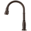Two Handle Pull-Down Bridge Kitchen Faucet