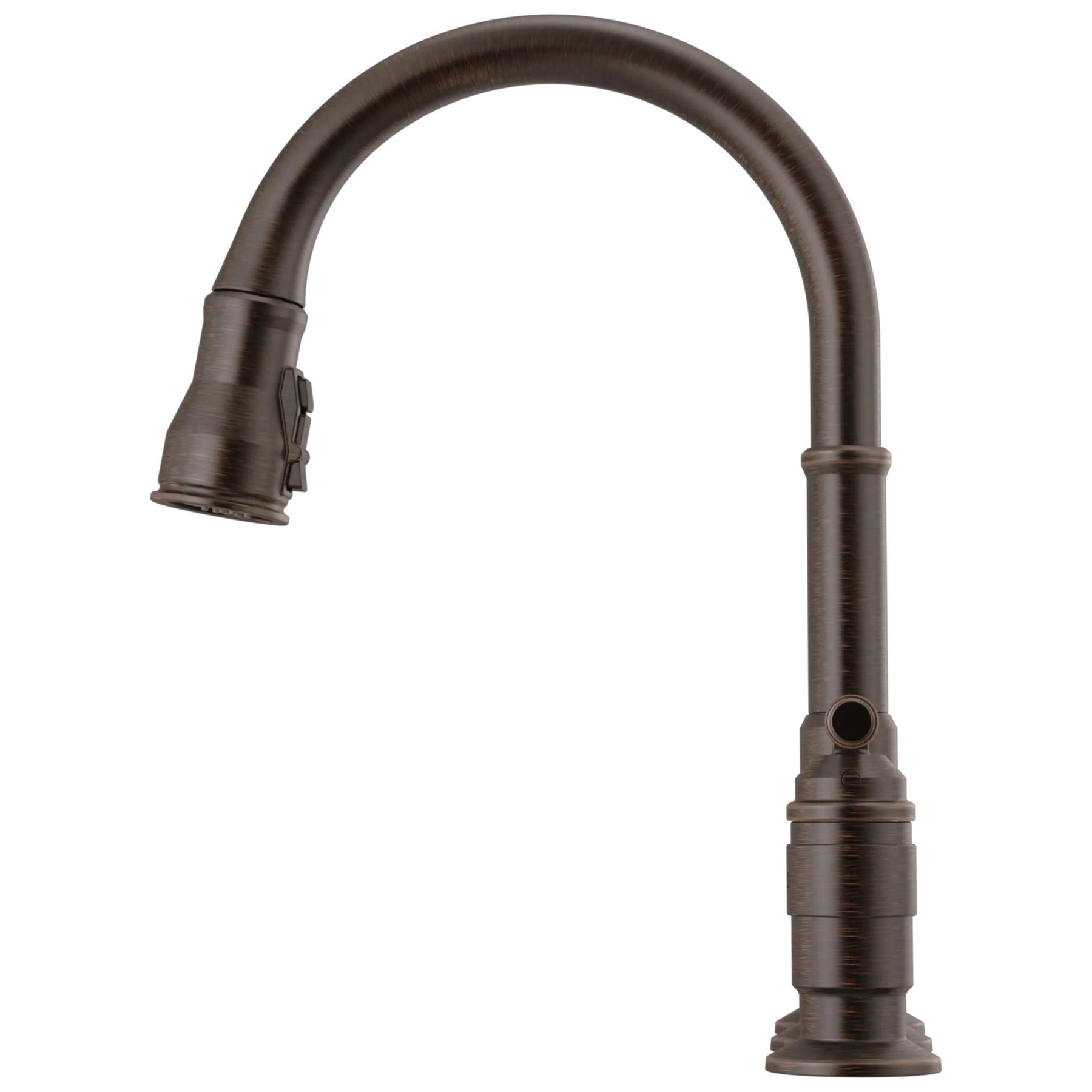 Two Handle Pull-Down Bridge Kitchen Faucet