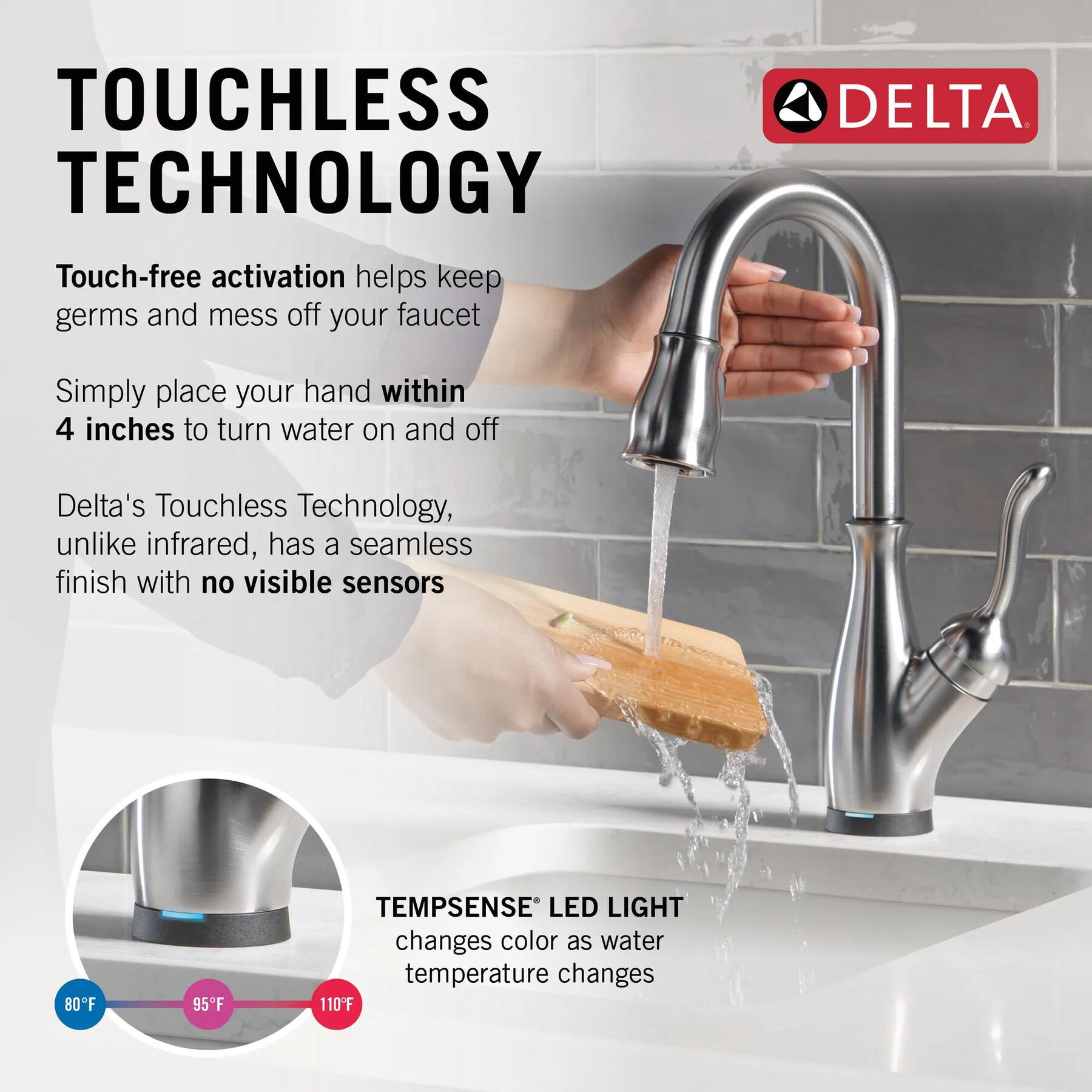 Touch2O&reg; Bar / Prep Faucet with Touchless Technology