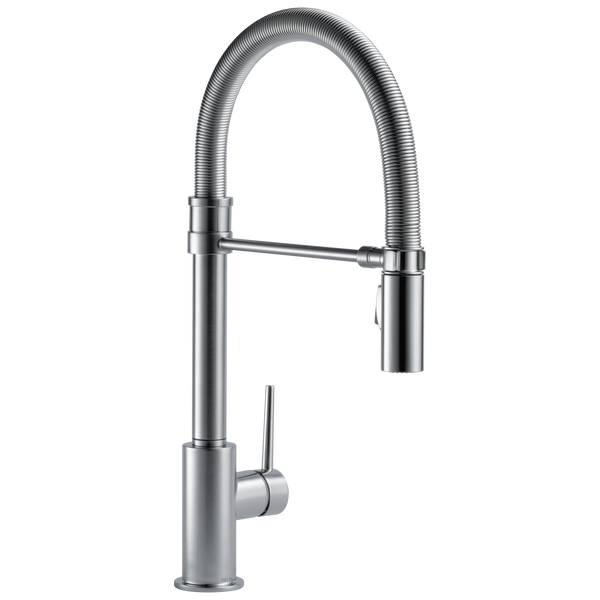 Single-Handle Pull-Down Spring Kitchen Faucet (Recertified) in