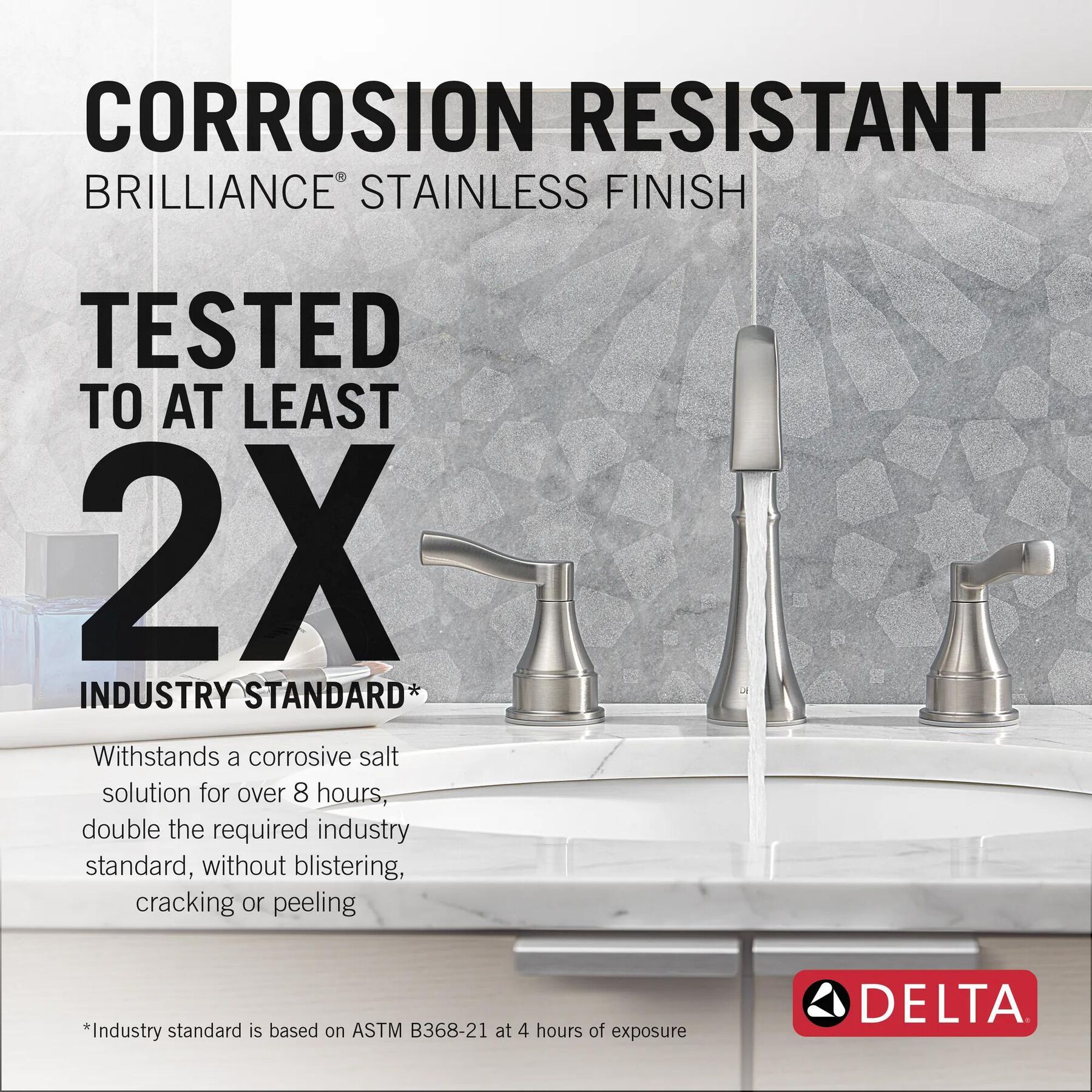 Two Handle Widespread Bathroom Faucet
