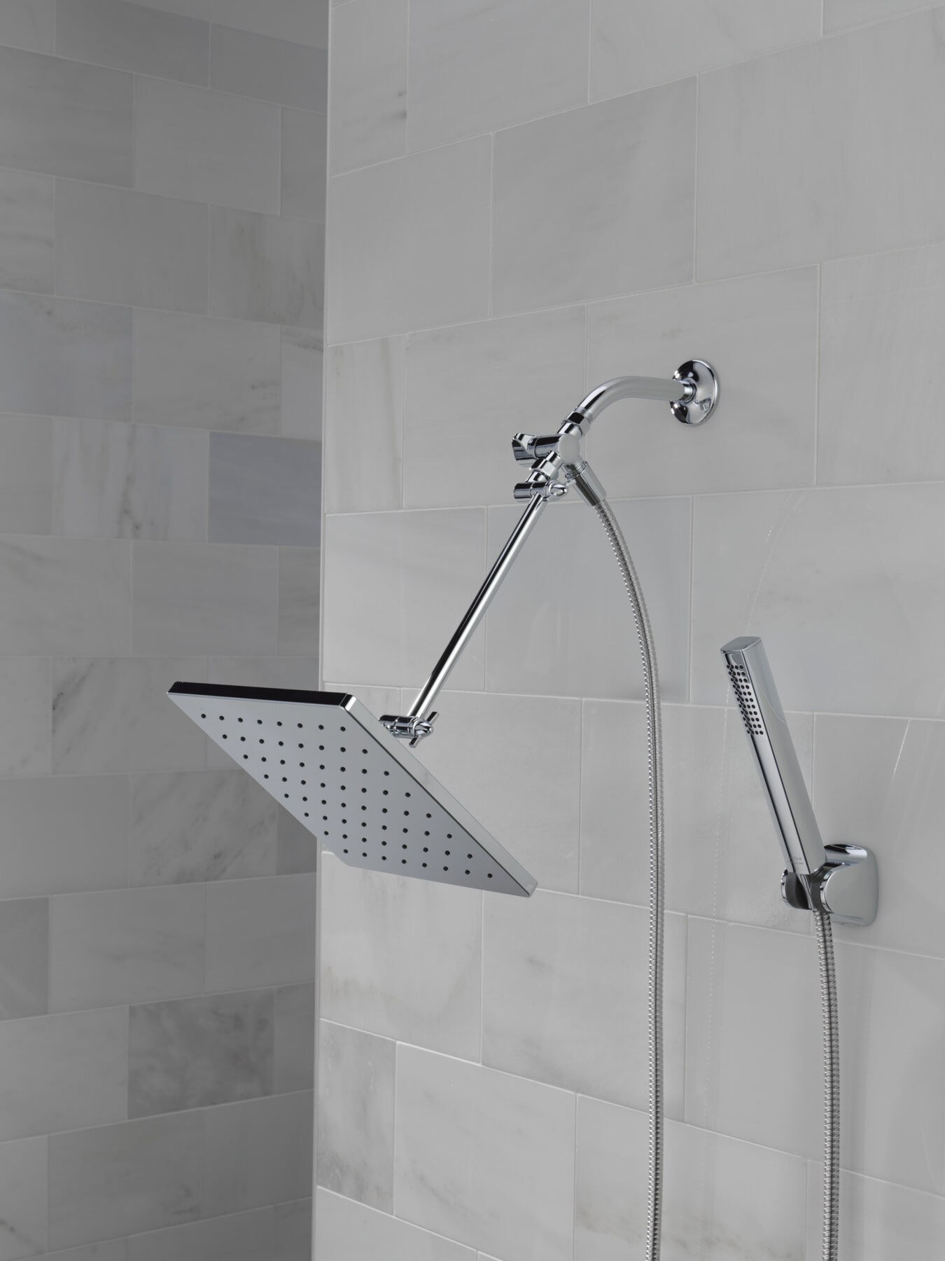 Monitor 14 Series Shower Trim with 10-Inch Raincan Combination Showerhead Bundle