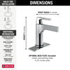 Touch2O&reg; Bathroom Faucet with Touchless Technology