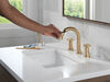 Two Handle Widespread Pull Down Bathroom Faucet