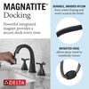 Two Handle Widespread Pull Down Bathroom Faucet
