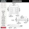 60x32 Alcove Shower Bundle - Right Seat Left Drain Curve