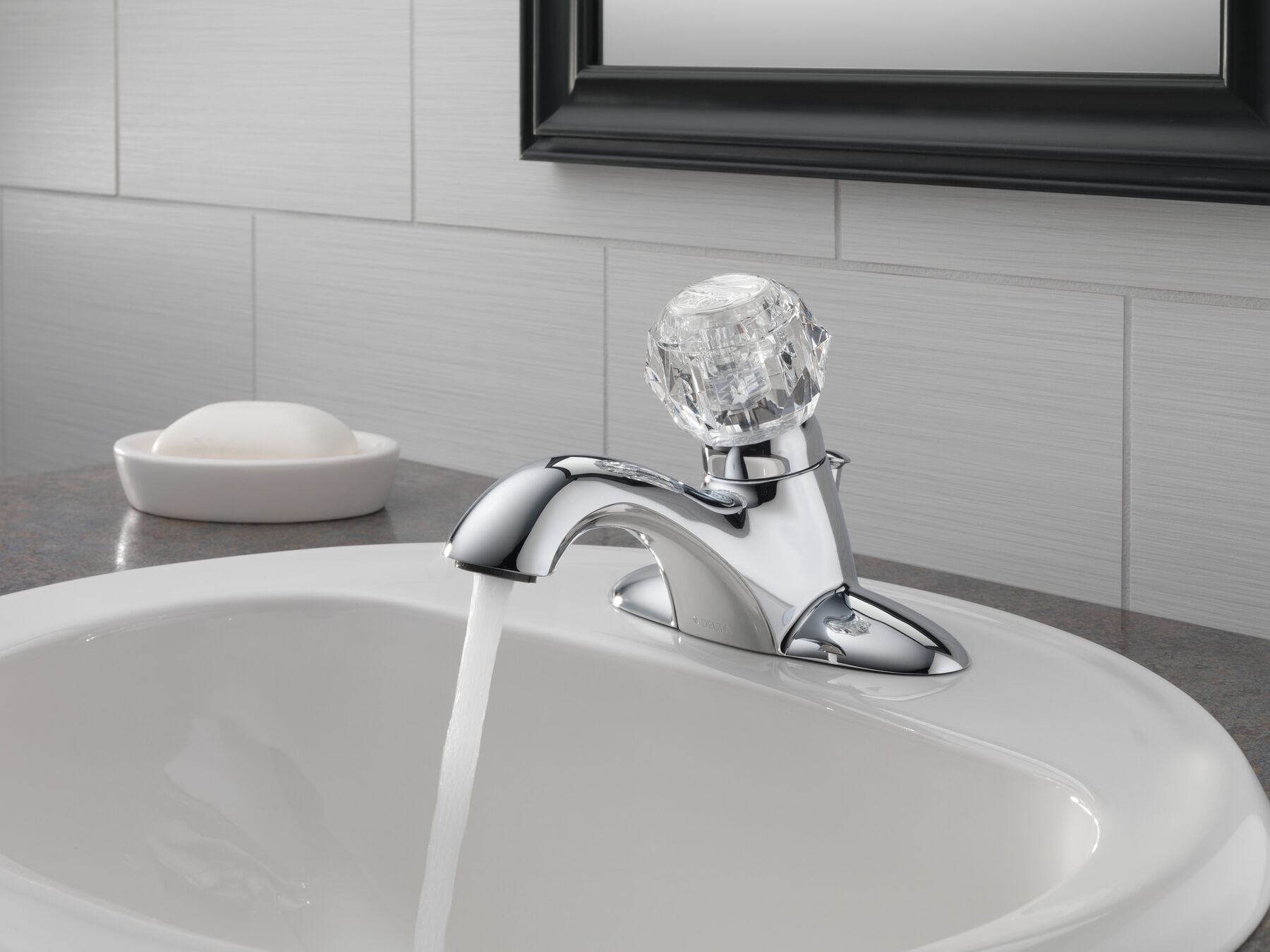 Single Handle Centerset Bathroom Faucet
