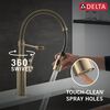 Single-Handle Pull-Down Spring Kitchen Faucet (Recertified)