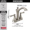 Two Handle Centerset Bathroom Faucet (Recertified)