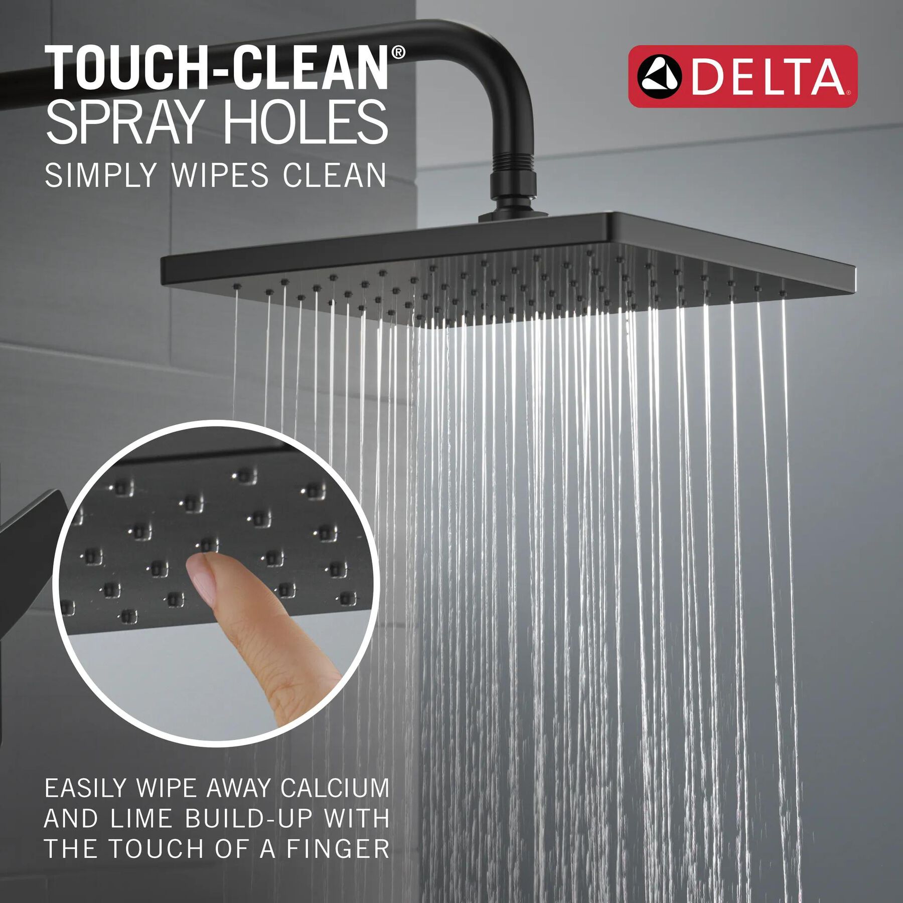 10" Square Raincan S/O & Monitor 14 Series Shower Trim (Recertified)