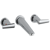 Two Handle Wall-Mount Bathroom Faucet