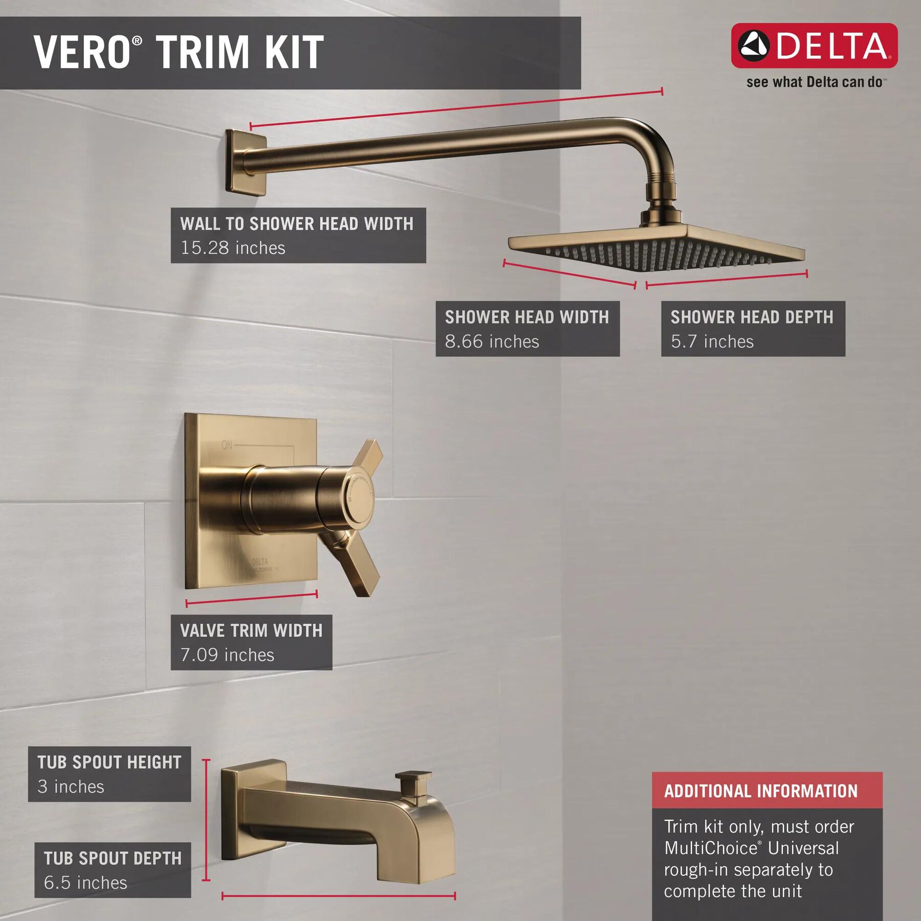 TempAssure&reg; 17T Series Tub & Shower Trim