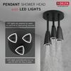 H<sub>2</sub>Okinetic&reg; Pendant Raincan Shower Head with LED Light (Recertified)