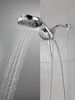 HydroRain&reg; H<sub>2</sub>Okinetic&reg; 5-Setting Two-in-One Shower Head (Recertified)