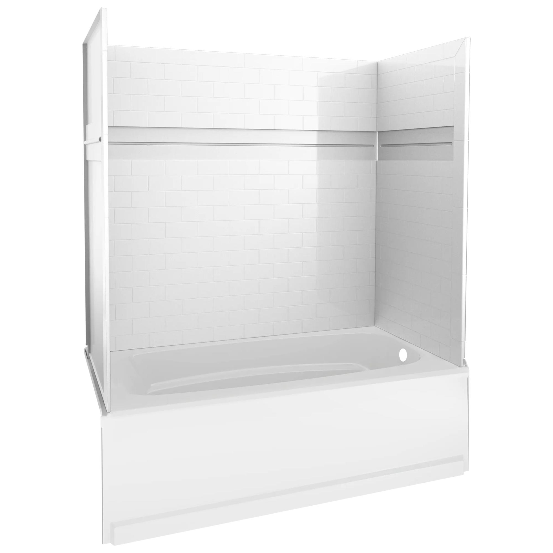 60" x 32" Bathtub - Right Drain