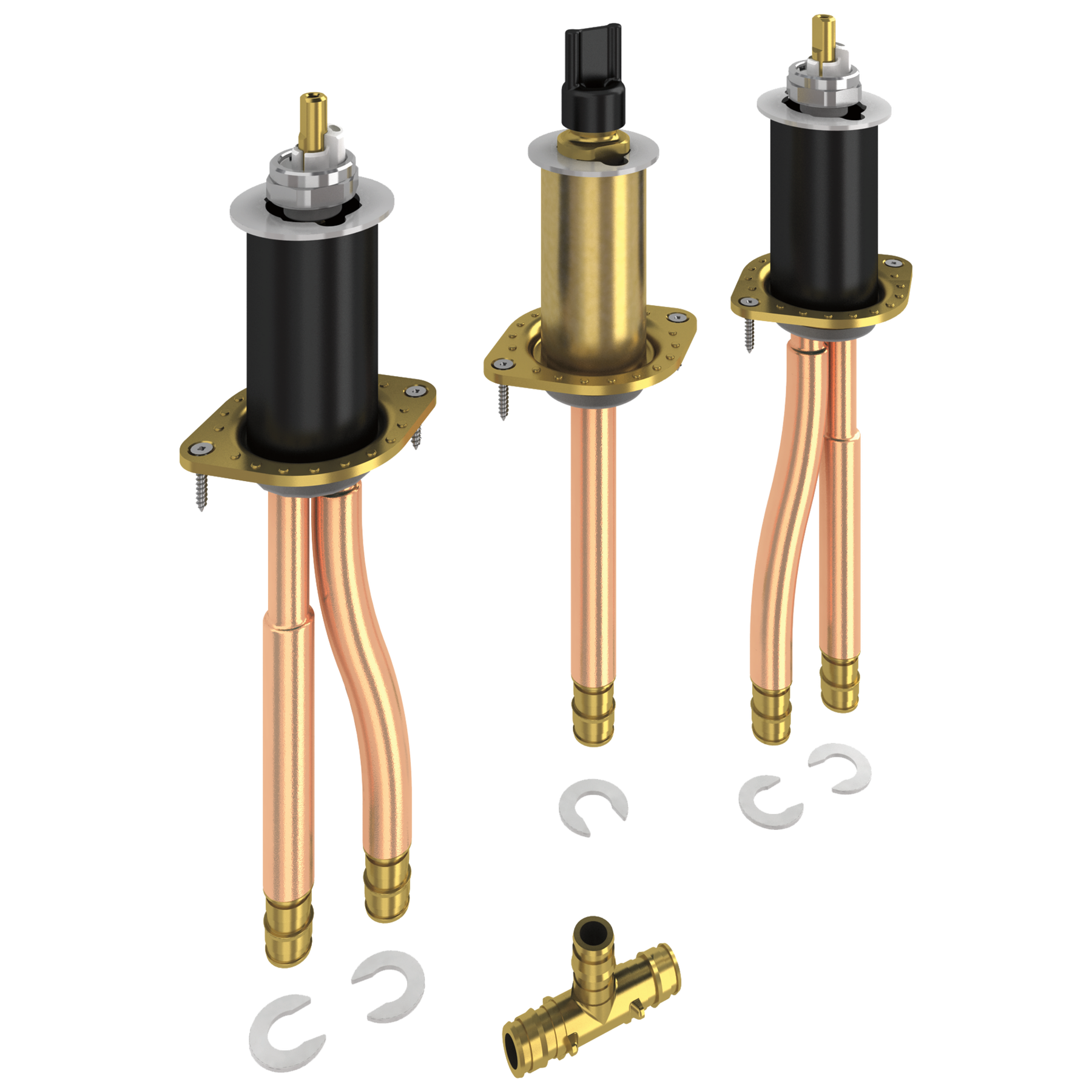 Two Handle Flexible Mount - PEX Cold Expansion