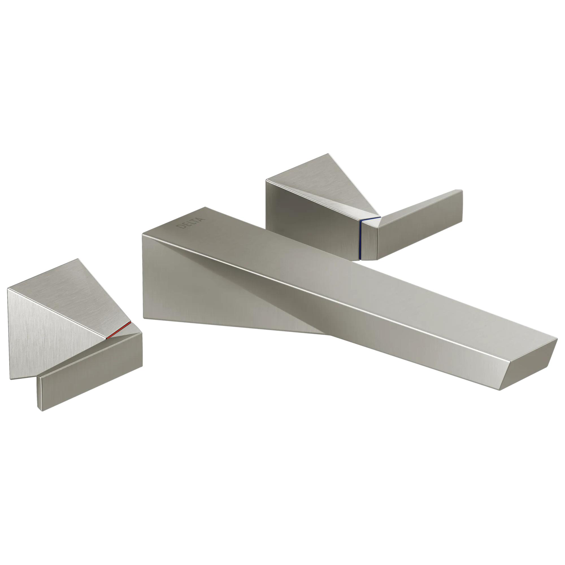 Two Handle Wall Mount Bathroom Faucet Trim (Recertified)