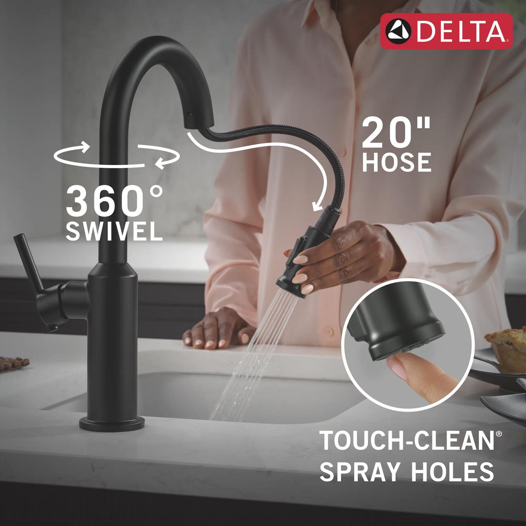 Single Handle Pull-Down Bar/Prep Faucet