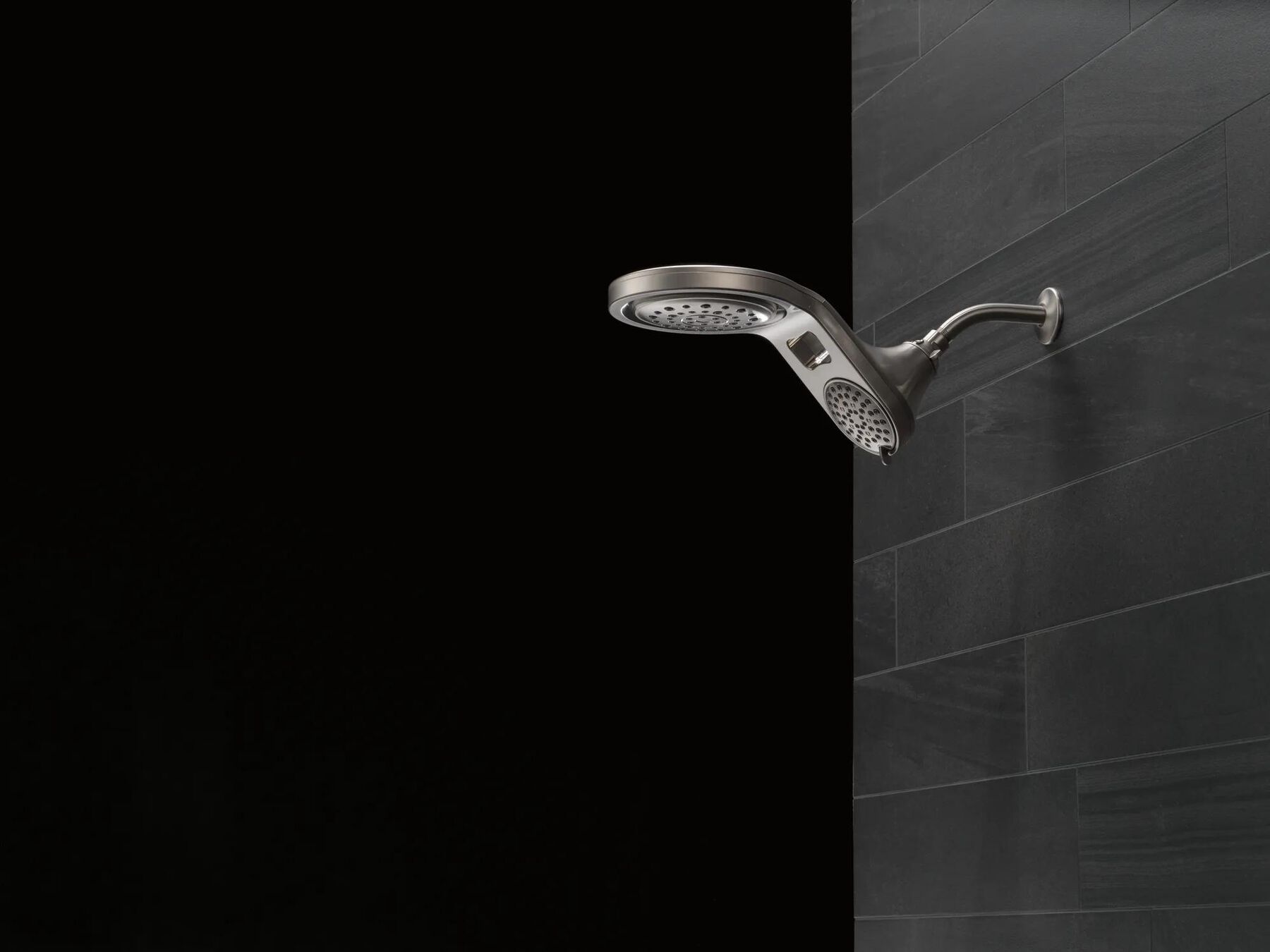 HydroRain&reg; 5-Setting Two-in-One Shower Head