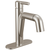 Single Handle Pull-Down Bathroom Faucet