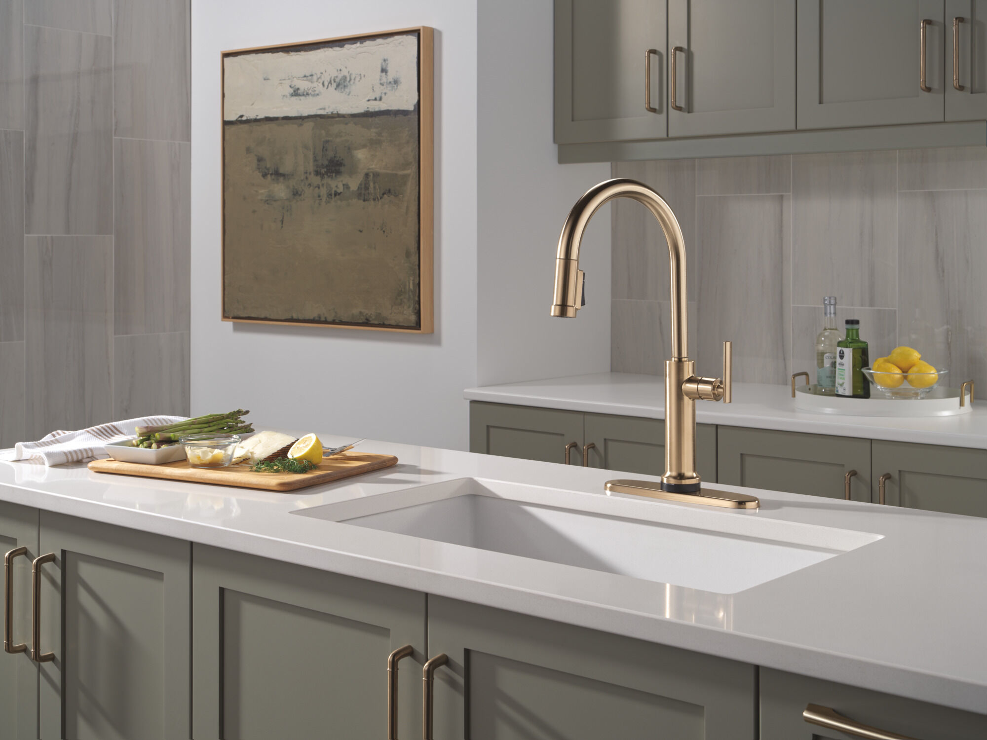 Touch2O® Technology Kitchen Faucet with Touchless Technology in