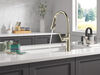 Single Handle Pull-Down Kitchen Faucet
