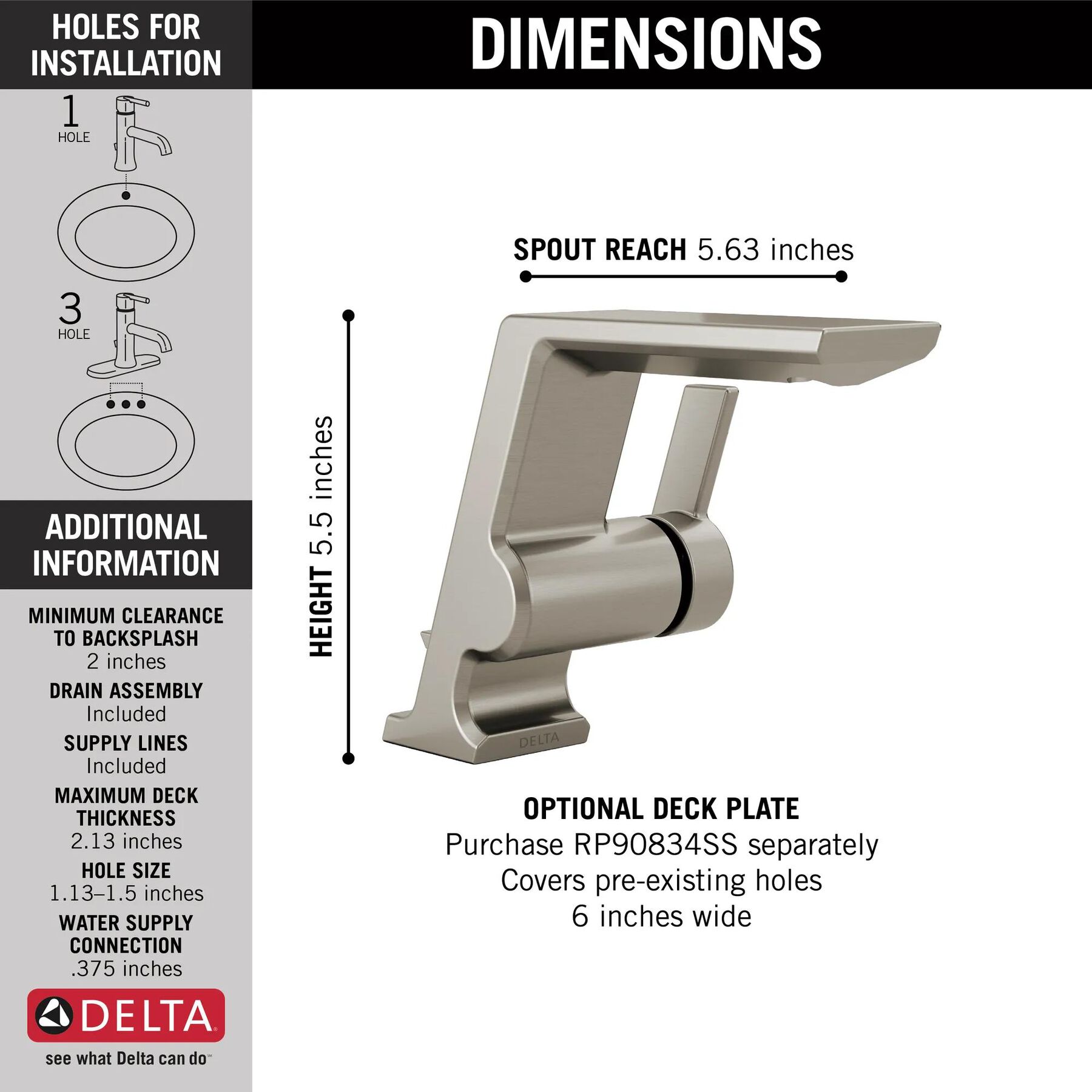 Single Handle Bathroom Faucet