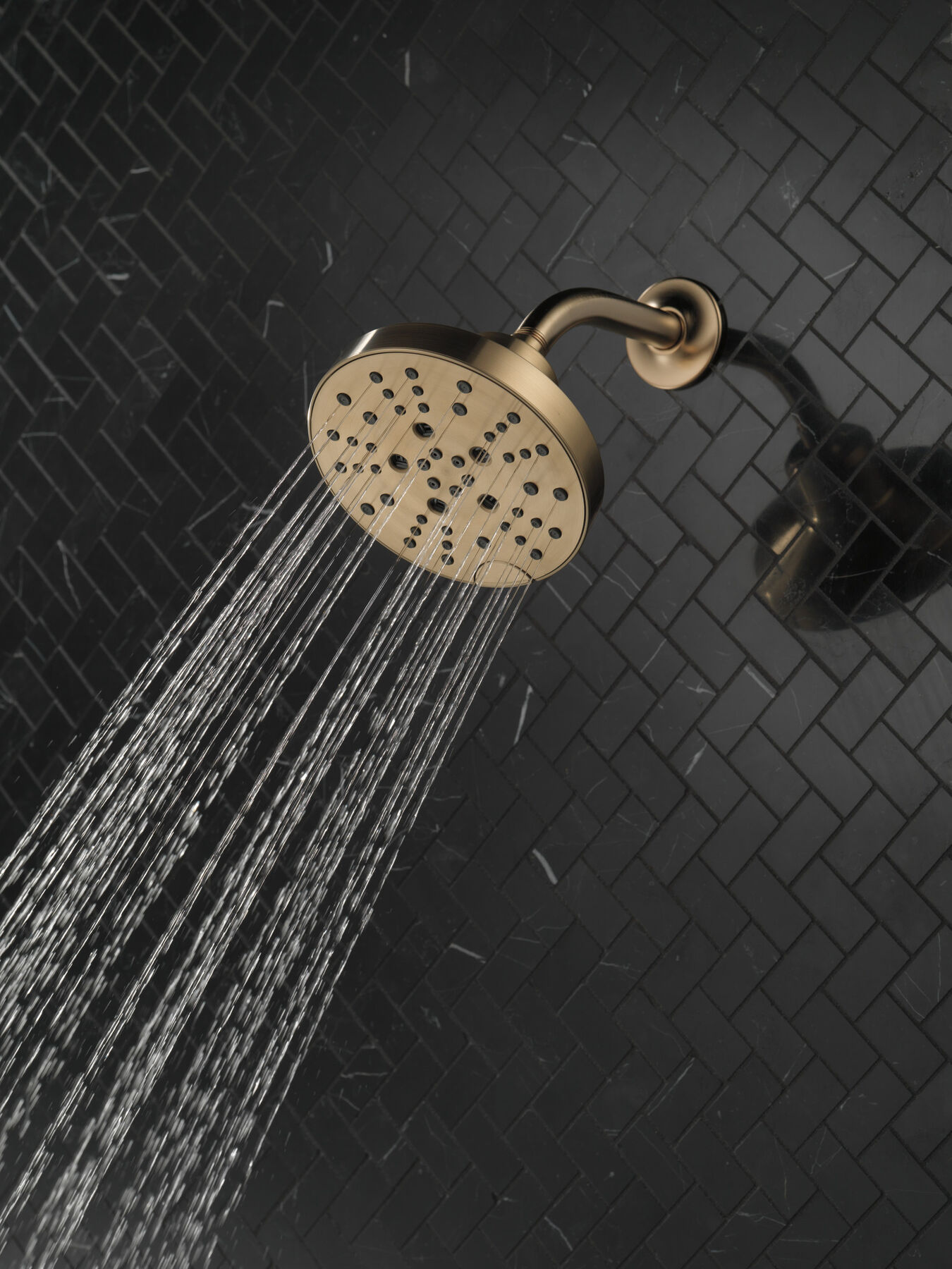 H<sub>2</sub>Okinetic&reg; 5-Setting Contemporary Raincan Shower Head