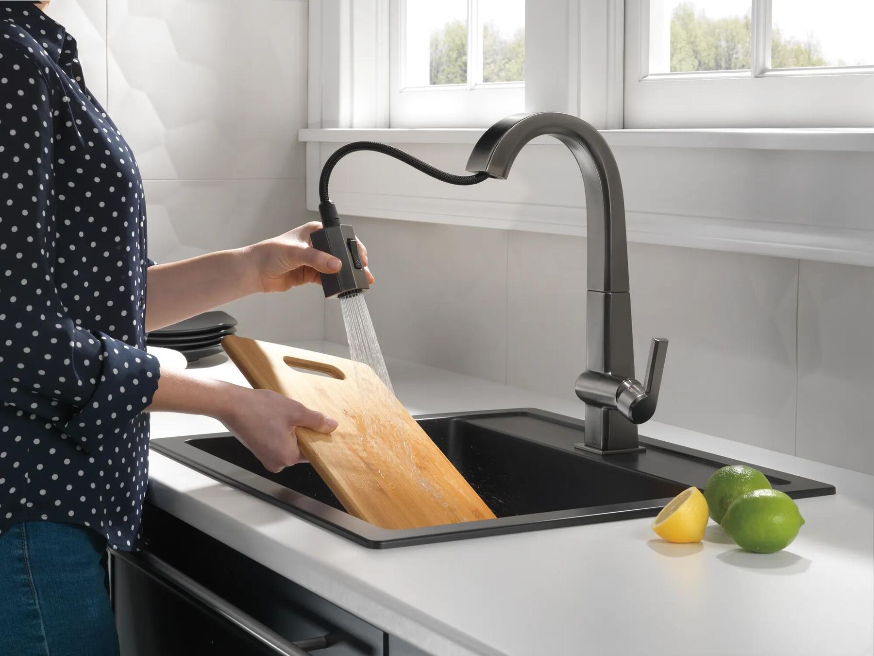 Single Handle Pull Down Bar/Prep Faucet