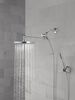 Adjustable Raincan Shower Head with Hand Shower