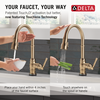 Touch<sub>2</sub>O&reg; Technology Kitchen Faucet with Touchless Technology