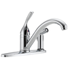 Single Handle Kitchen Faucet with Integral Spray