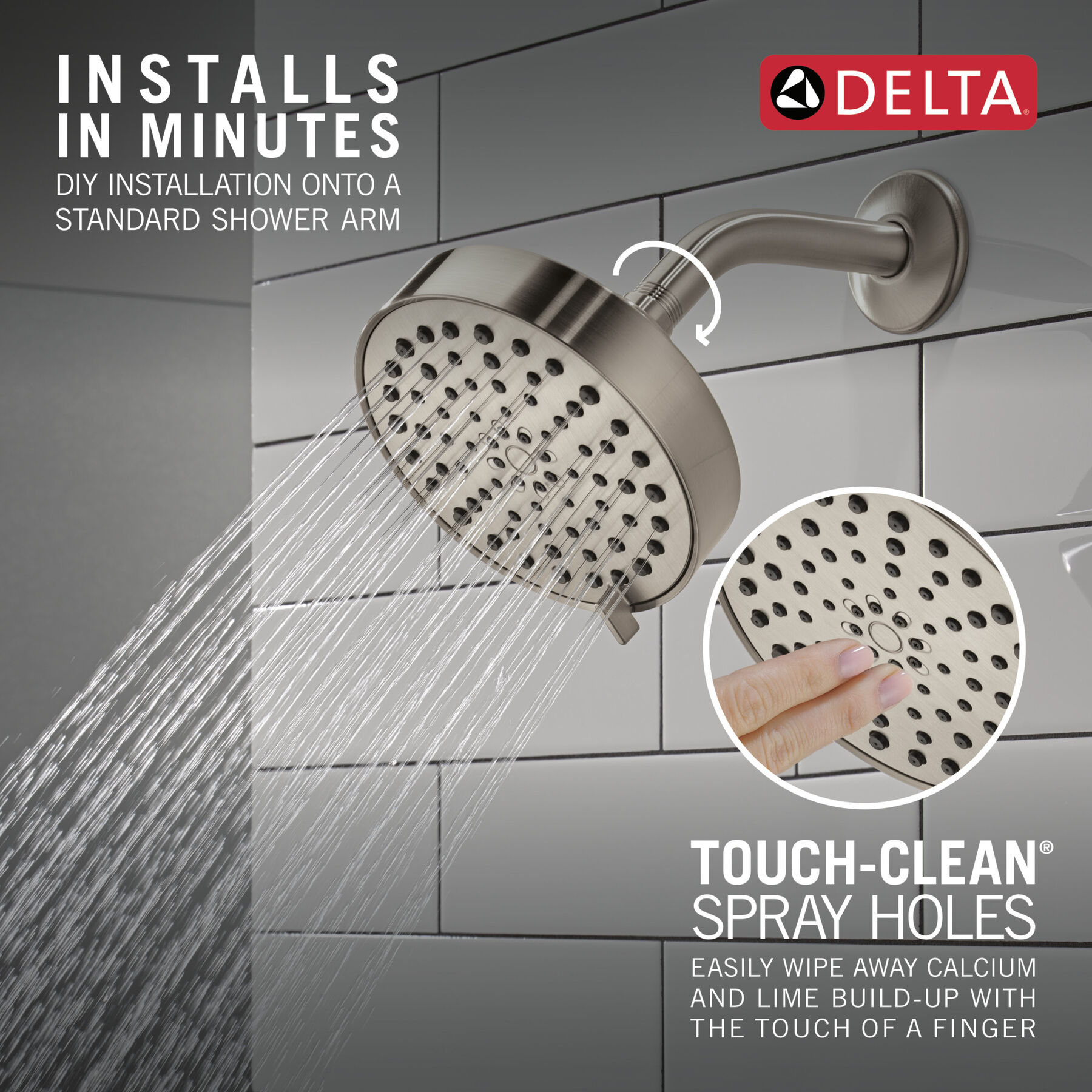 4-Setting Shower Head