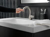 Single Handle Pull-Down Bathroom Faucet