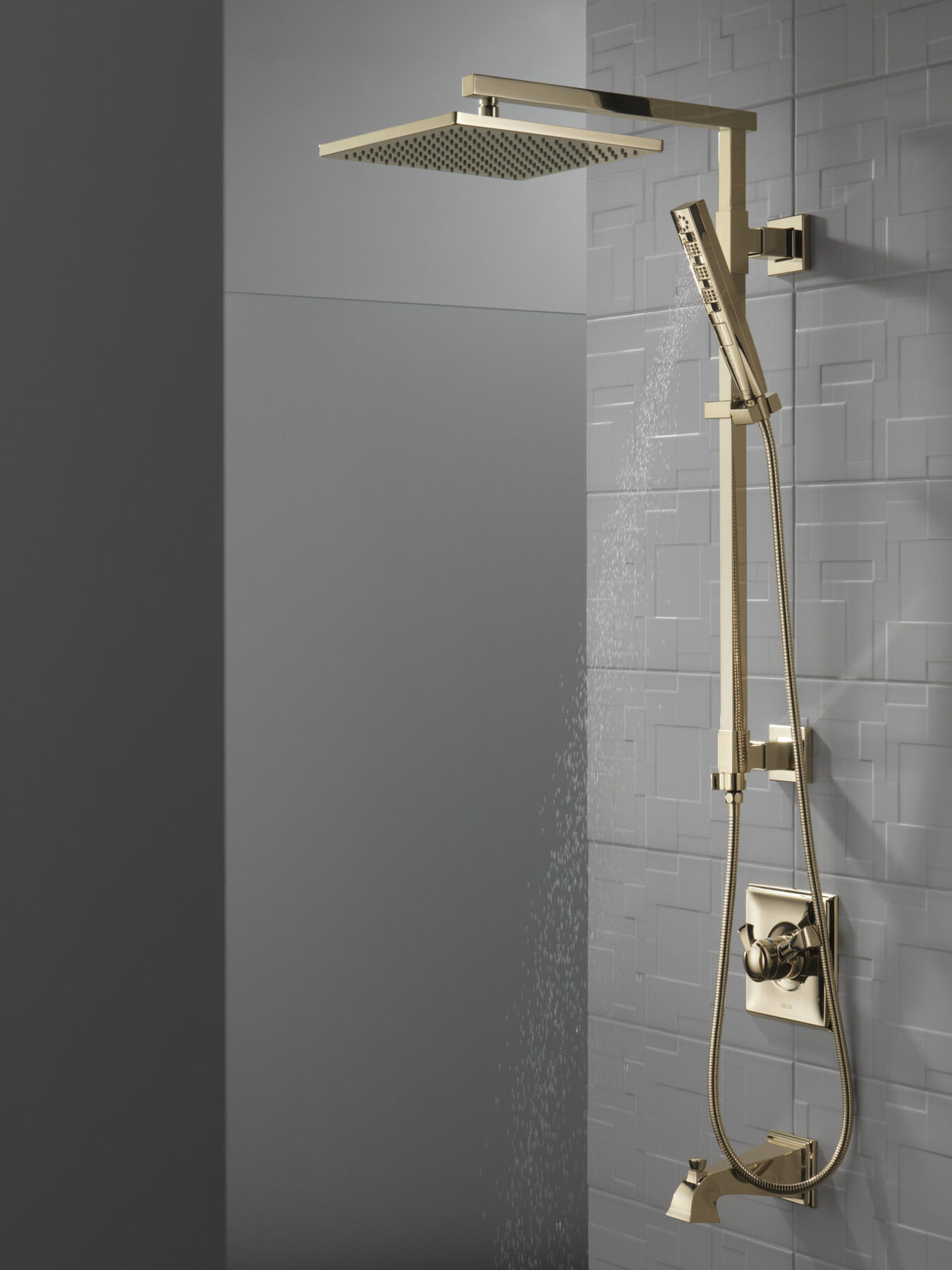 Single-Setting Metal Raincan Shower Head