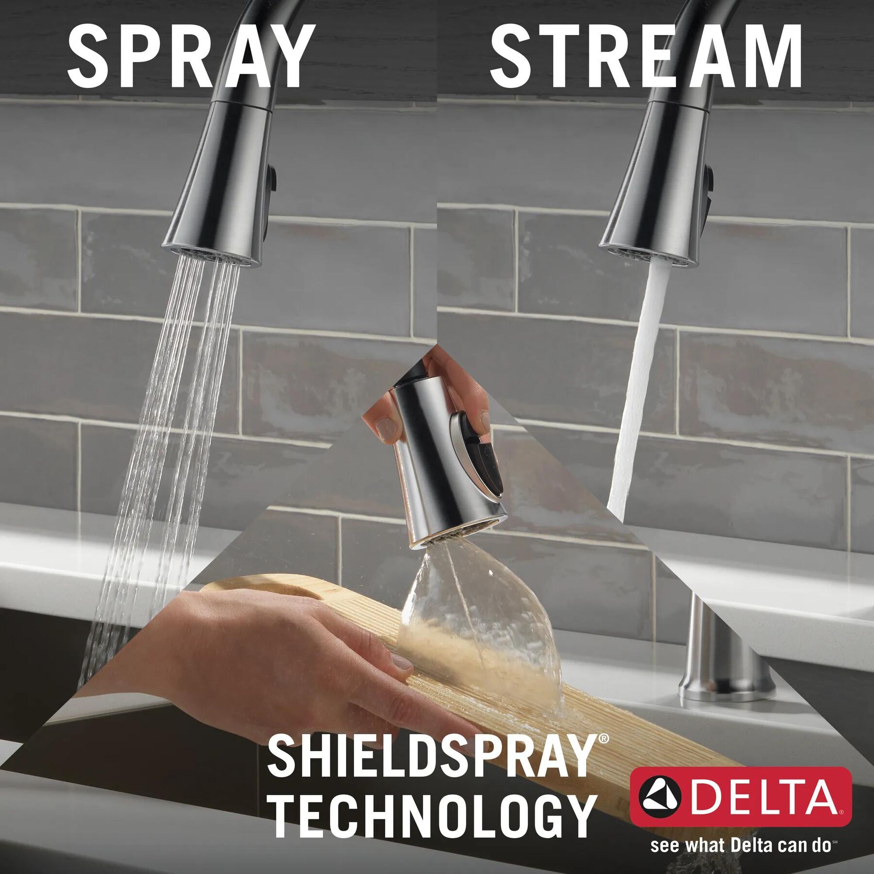 Single Handle Pull-Down Kitchen Faucet