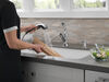Single Handle Pull-Out Kitchen Faucet with Soap Dispenser (Recertified)