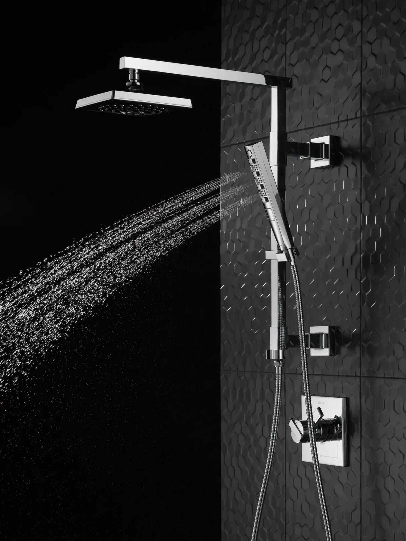 H<sub>2</sub>Okinetic&reg; 3-Setting Raincan Shower Head