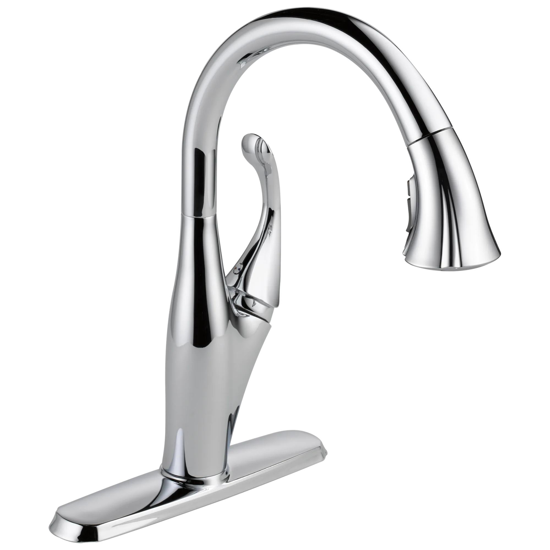 Single Handle Pull-Down Kitchen Faucet with ShieldSpray&reg; Technology