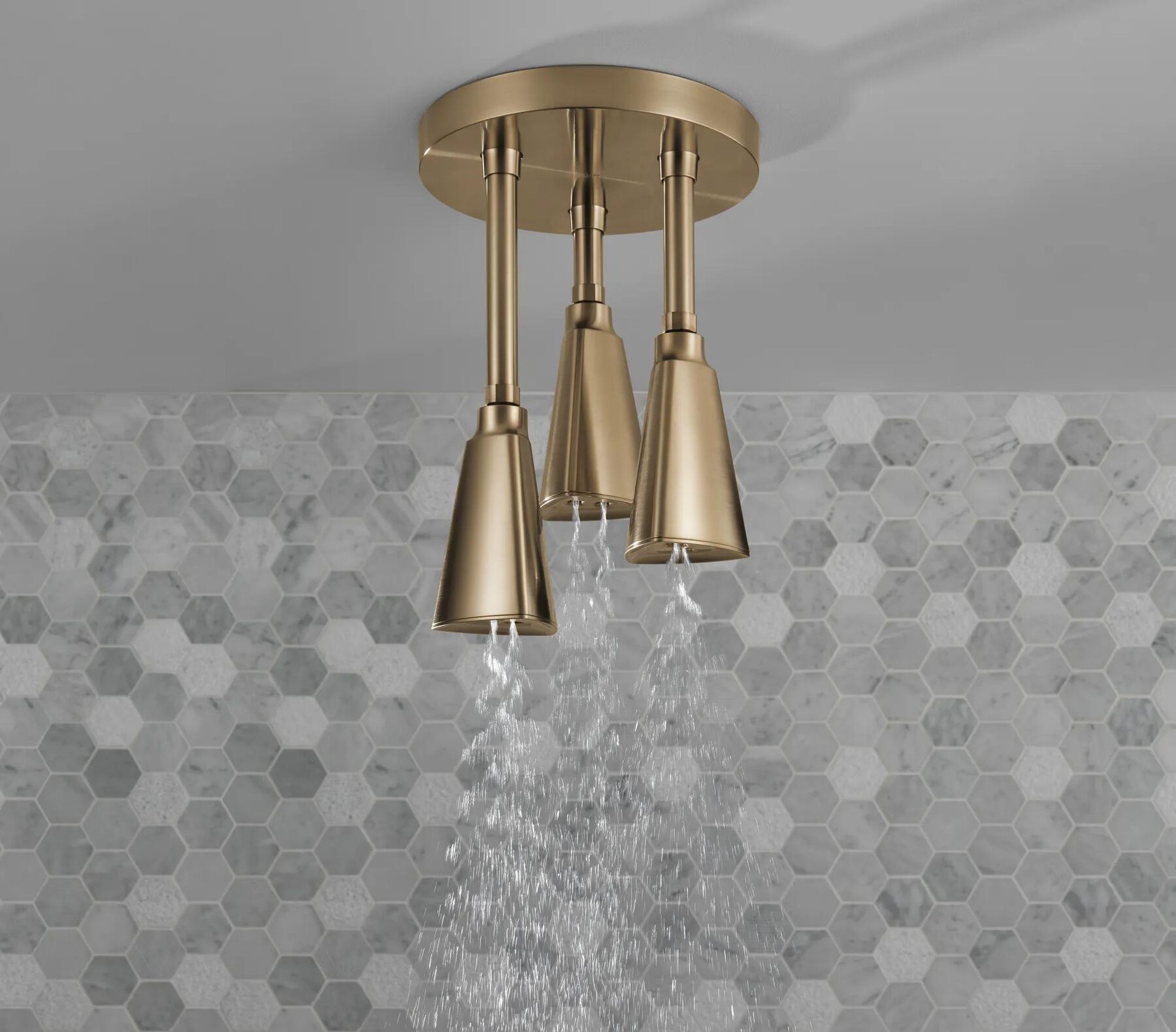 Zura H2OKinetic Pendant Raincan Shower Head