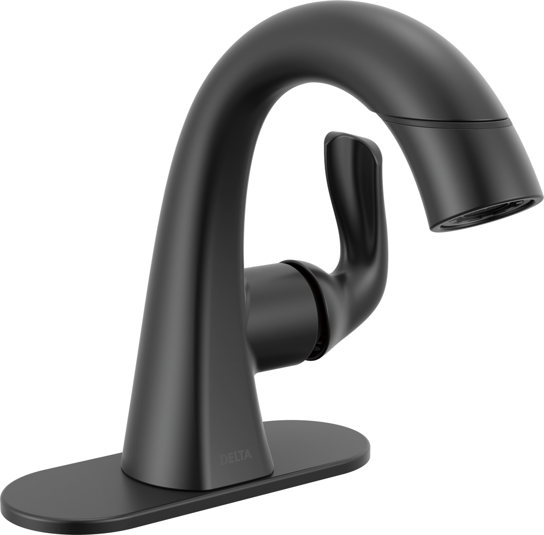 Single Handle Pull-Down Bathroom Faucet