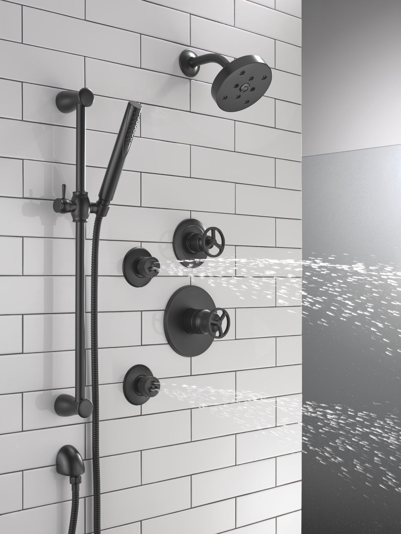 Premium Single-Setting Slide Bar Hand Shower