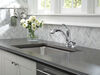 Single Handle Pull-Out Kitchen Faucet with Soap Dispenser (Recertified)