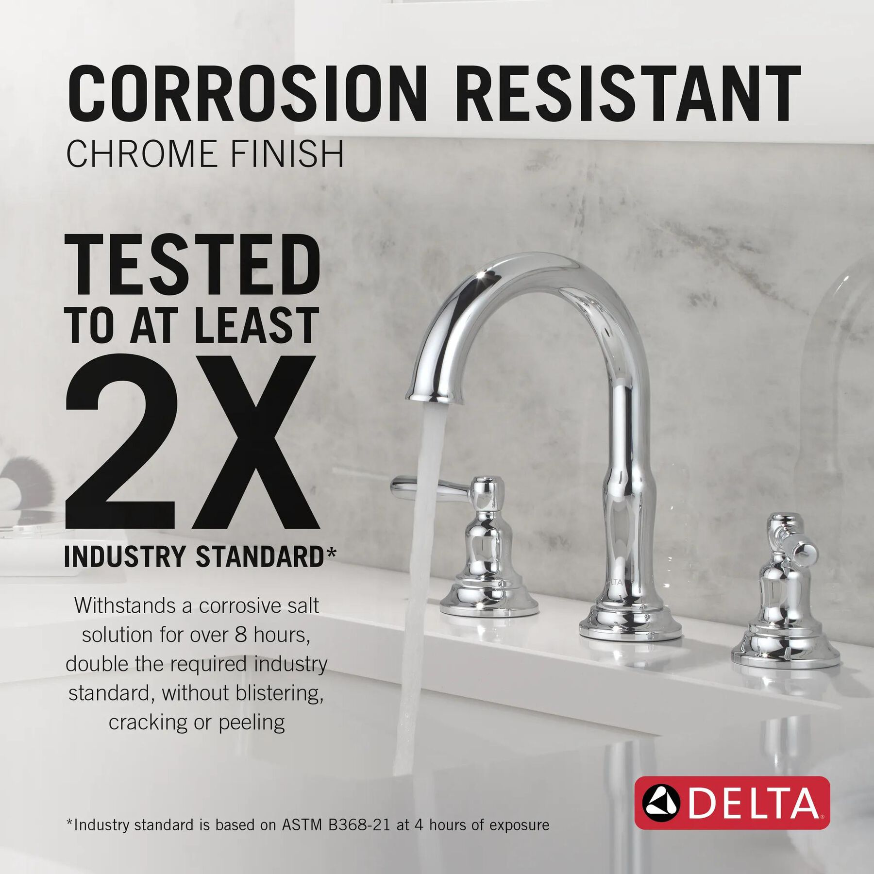 Widespread Lavatory Faucet with 14 Series Shower Trim Bundle
